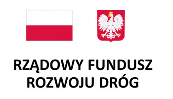 Obrazek z godłem Polski i flagą Polski - odnośnik do zakładki Rządowy Fundusz Rozwoju Dróg 